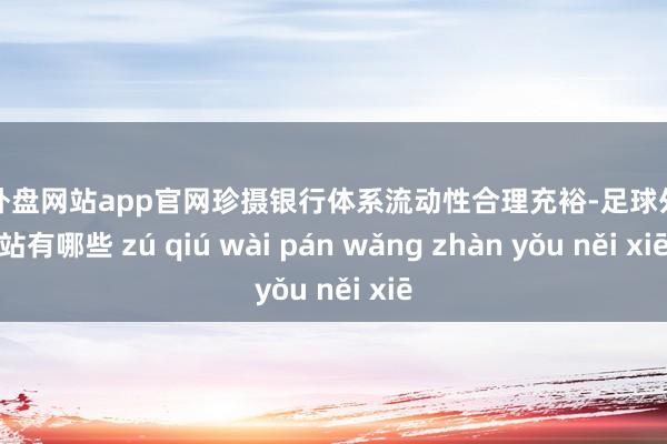 足球外盘网站app官网珍摄银行体系流动性合理充裕-足球外盘网站有哪些 zú qiú wài pán wǎng zhàn yǒu něi xiē